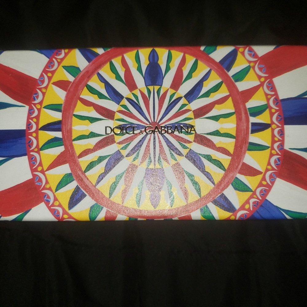 Authentic Dolce & Gabbana Havana Print Carretto Brown Gradient/Dark Brown Frames